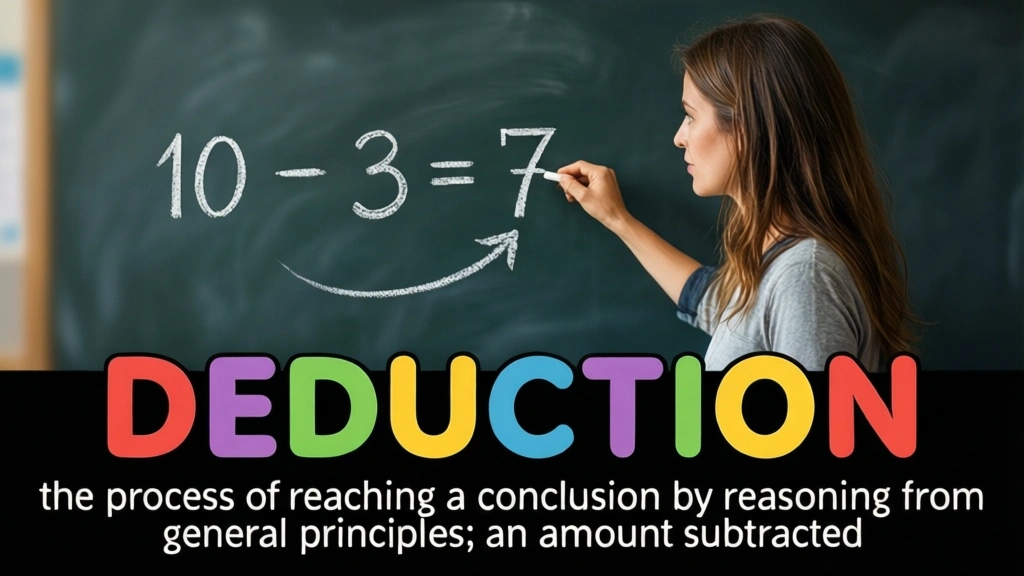 English Illustration for deduction